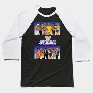 Superstars of Wrestling Baseball T-Shirt